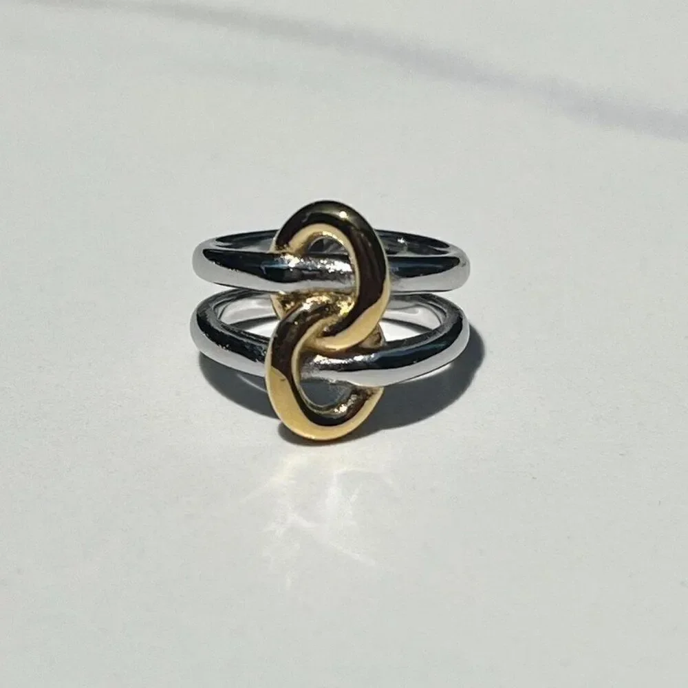 New! “Olivia” Mixed Metal Ring